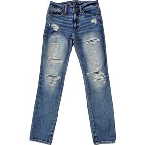 American Eagle Men’s Slim jeans light blue distressed